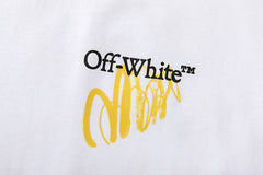 Off White Arrow Pattern Printed T-Shirt