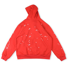 Sp5der Atlanta Zip Up Hoodie Red