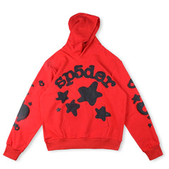 Sp5der Beluga Hoodie Pant Red