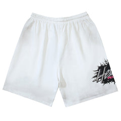 Hellstar Classic Letter Avatar Washed Shorts