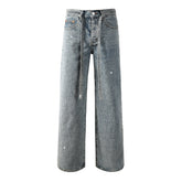 Purple Brand Crystal Diamond Jeans #9129