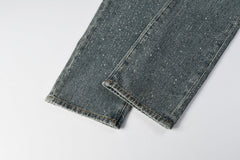 Purple Brand Crystal Diamond Jeans #9140