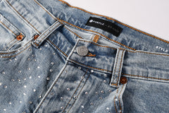 Purple Brand Crystal Diamond Jeans #9132