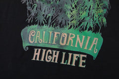 AMlRl Leaf-Print Crewneck Cotton-Jersey T-Shirt