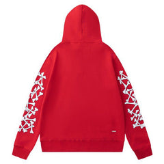 AMlRl Stacked Bones Hoodies