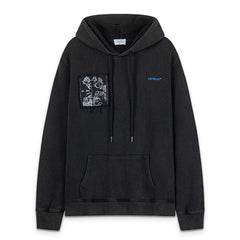 Off White Graphic-Print Hoodie