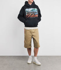 Rhude Black x Harrods Cotton Lago Di Como Hoodie