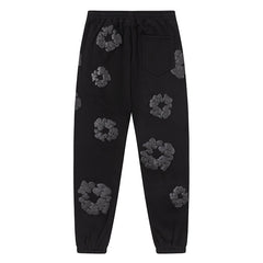 Denim Tears Kapok Pattern Printed Sweatpant Black Grey