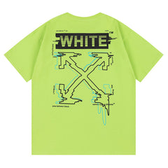 Off White Logo Pattern Printed T-Shirt