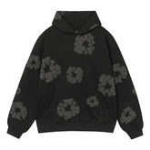 Denim Tears The Cotton Wreath Hoodie Black Grey