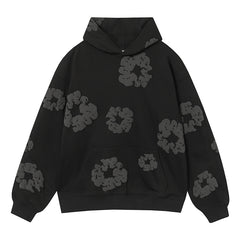 Denim Tears The Cotton Wreath Hoodie Black Grey