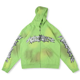 Hellstar Graffiti Zip-Up Hoodie