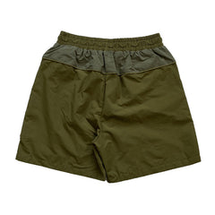 RHUDE Colorblock embroidered letters Shorts