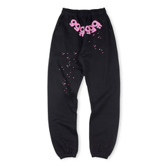 Sp5der Angel Number Sweatpant Black