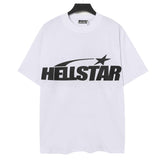 HELLSTAR Classic Lettering Rhinestone T-Shirt