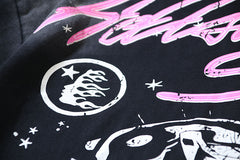 HELLSTAR Girls' Telephone Print T-shirt