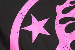 HELLSTAR Classic Lettering Rhinestone T-Shirt