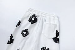 Denim Tears Kapok Pattern Printed Sweatpant White