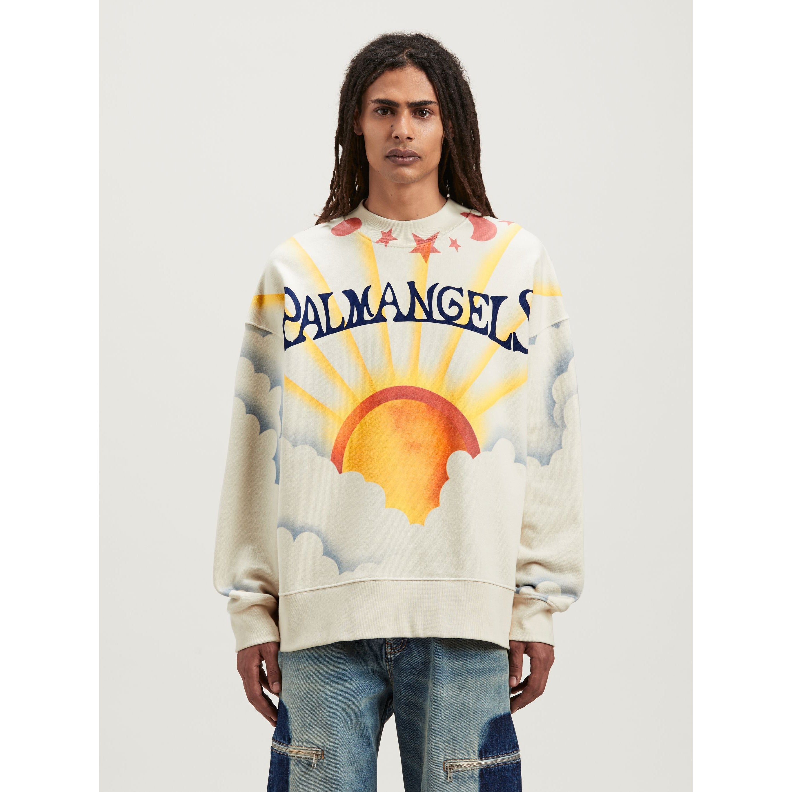 PALM ANGELS SUNRISE PIERCES THE CLOUDS Sweatshirts