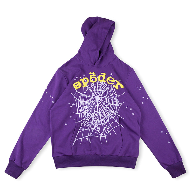 SP5DER Star OG Web V2 hoodie Purple