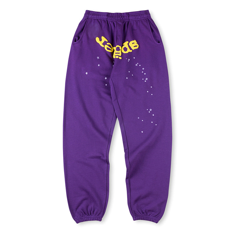 SP5DER Star OG Web V2 "Purple" Track Pants