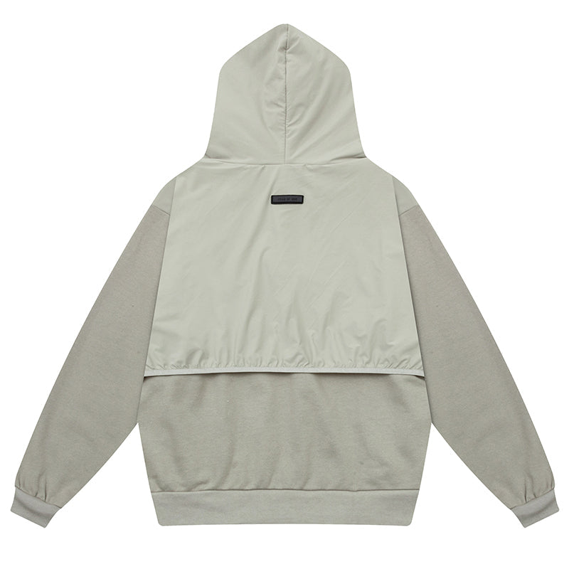 Fear Of God Essentials Letter Logo Splicing Hoodie