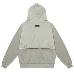 Fear Of God Essentials Letter Logo Splicing Hoodie