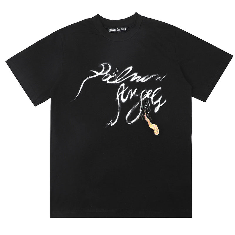 Palm Angels Foggy logo-print T-shirts