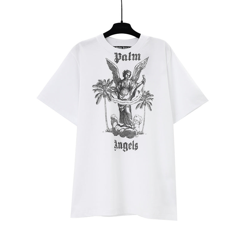 Palm Angels Slogan-Print Cotton T-Shirts