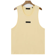 FEAR OF GOD Double Line Logo Decoration Sleeveless T-Shirts