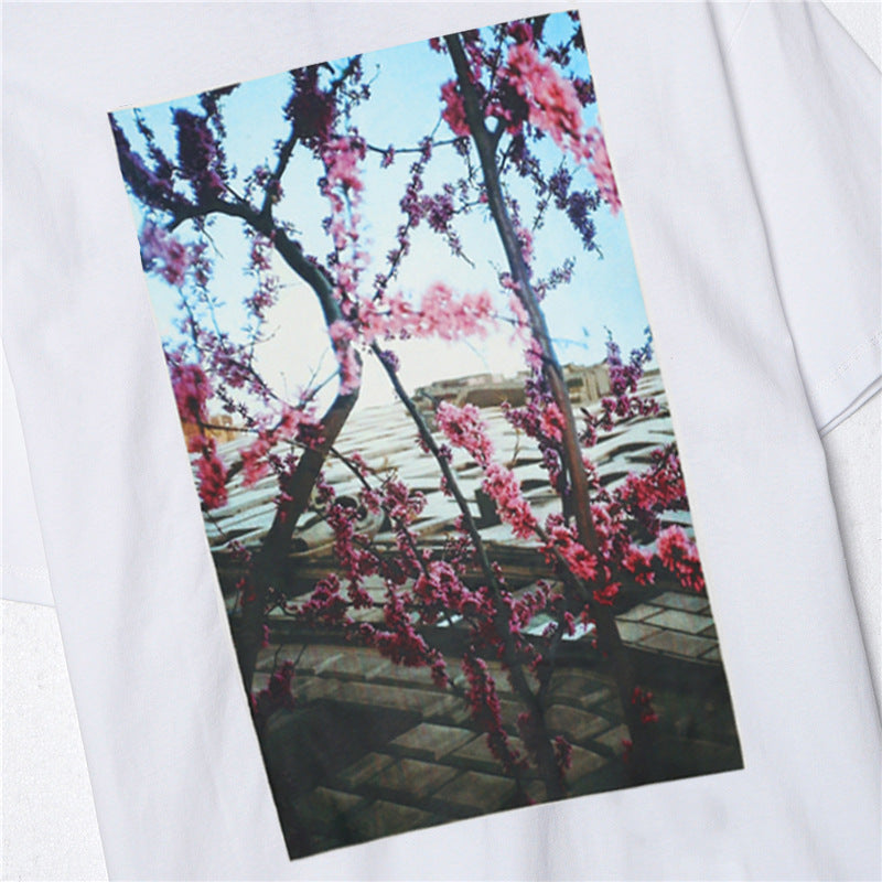 FEAR OF GOD Essentials Floral Print Photo T-Shirts