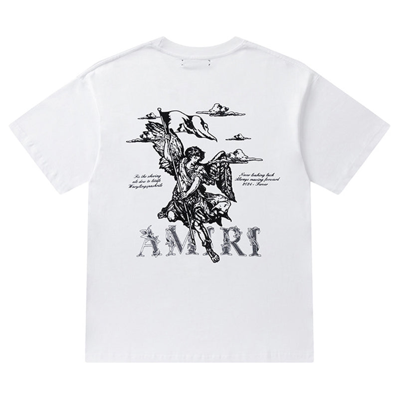 AMIRI Angel-print cotton-jersey T-Shirt