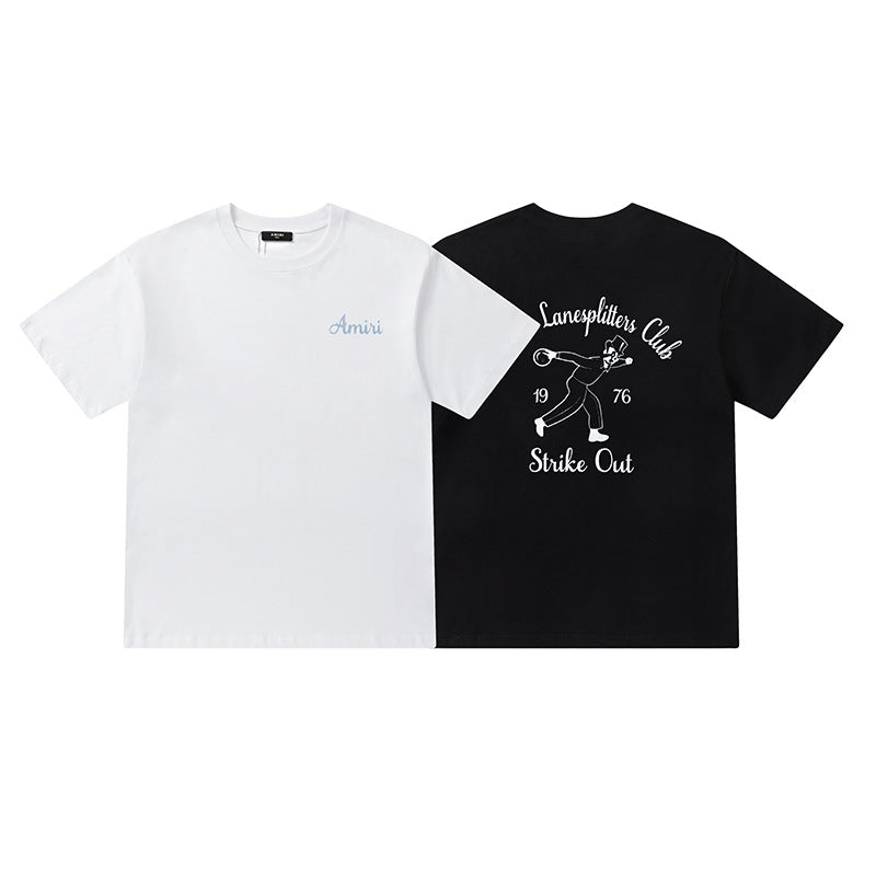 AMIRI Lanesplitters logo-print cotton T-Shirt