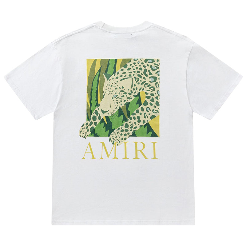 Amiri Men's Black Leopard T-shirt