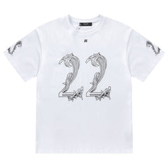 Amiri 22 Logo-Printed Crewneck T-Shirt