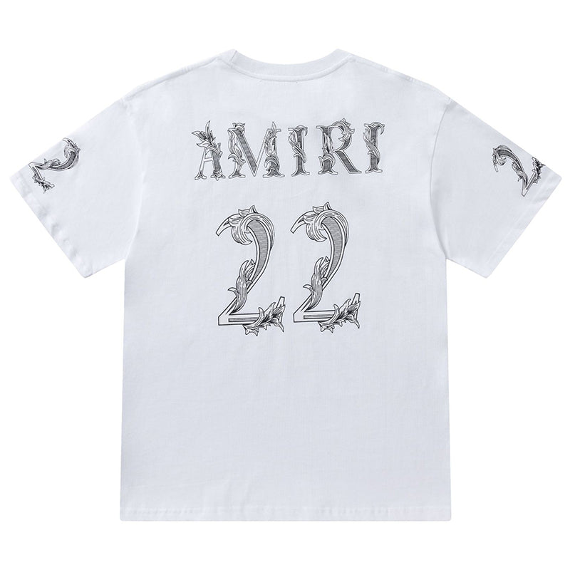 Amiri 22 Logo-Printed Crewneck T-Shirt