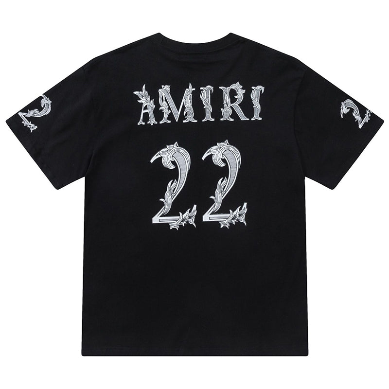 Amiri 22 Logo-Printed Crewneck T-Shirt