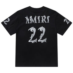 Amiri 22 Logo-Printed Crewneck T-Shirt