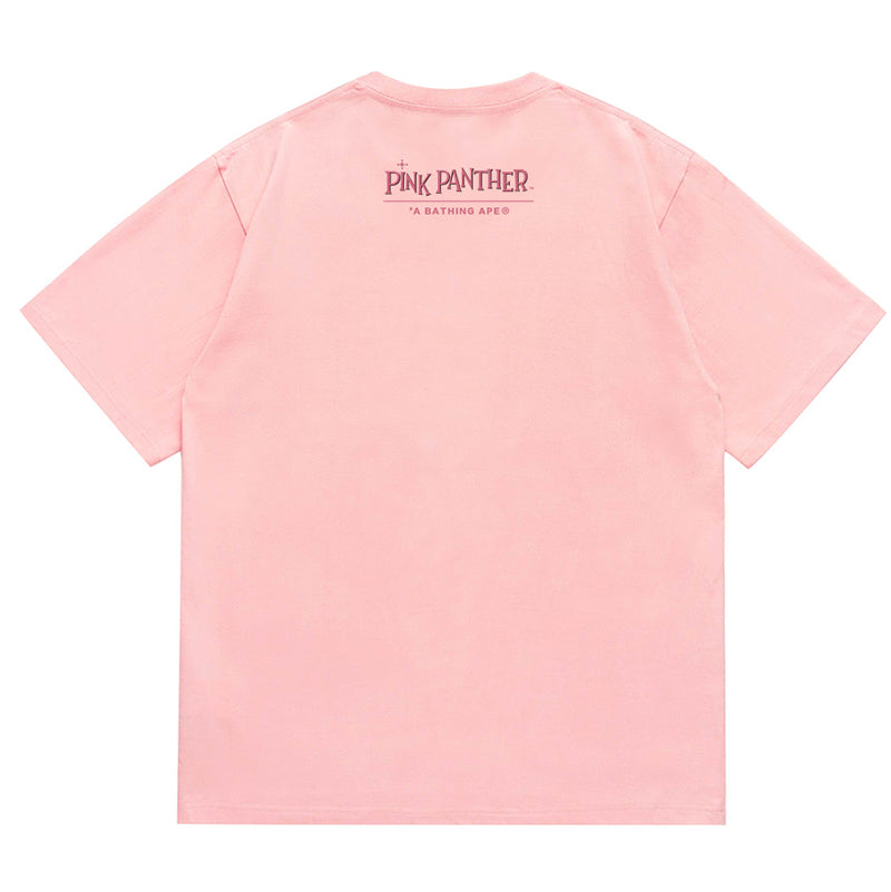 BAPE X PINK PANTHER APE HEAD TEE