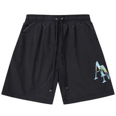 AMIRI Street Style Logo Swim Shorts