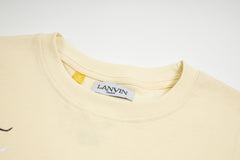 Gallery Dept X LANVIN Hand drawn doodle splash ink letters TEE