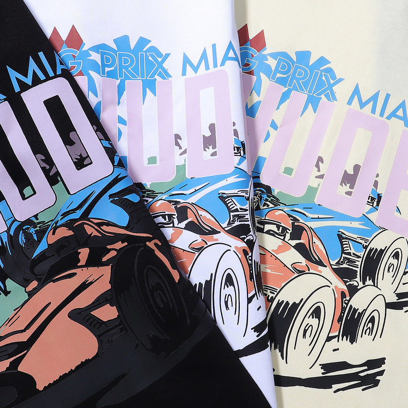 RHUDE Miami Grand Prix cotton T-shirt