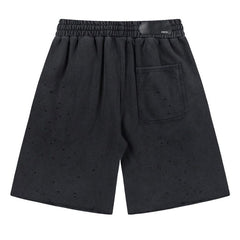 AMIRI logo-embellished cotton track Shorts