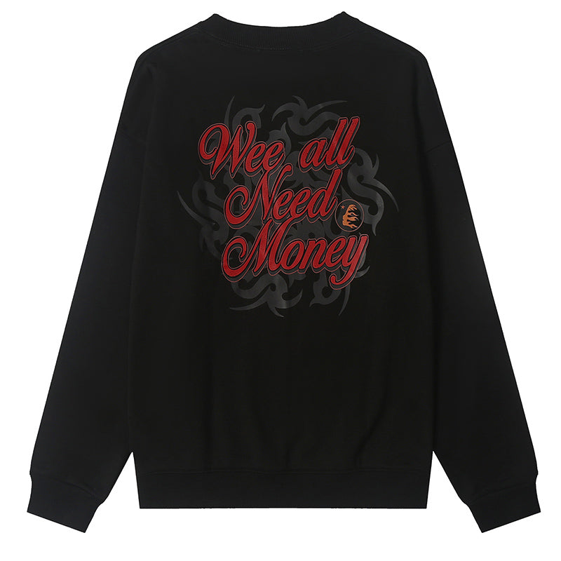 Hellstar Wee All Need Money Sweatshirts