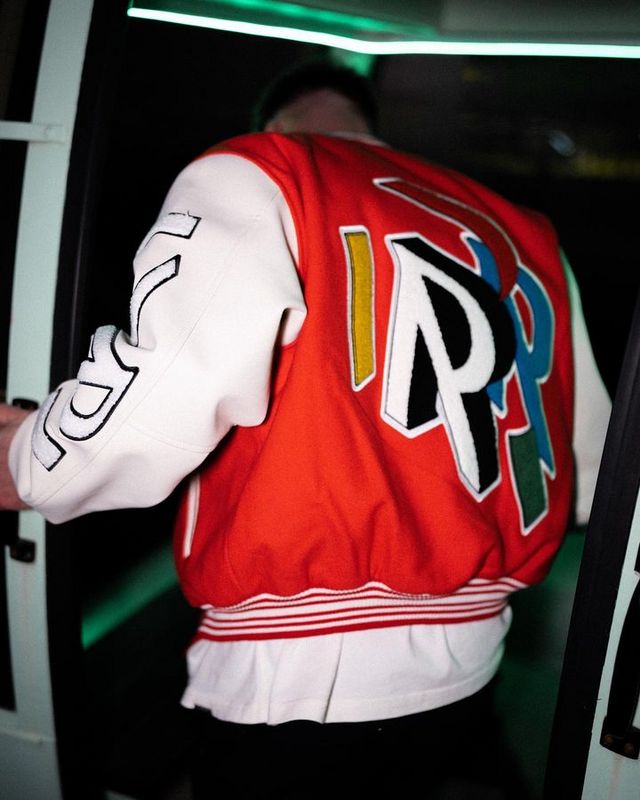 REPRESENT INITIAL VARSITY JACKET