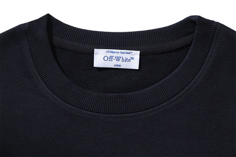 OFF-WHITE Spray-Paint Logo Cotton Sweatshirts