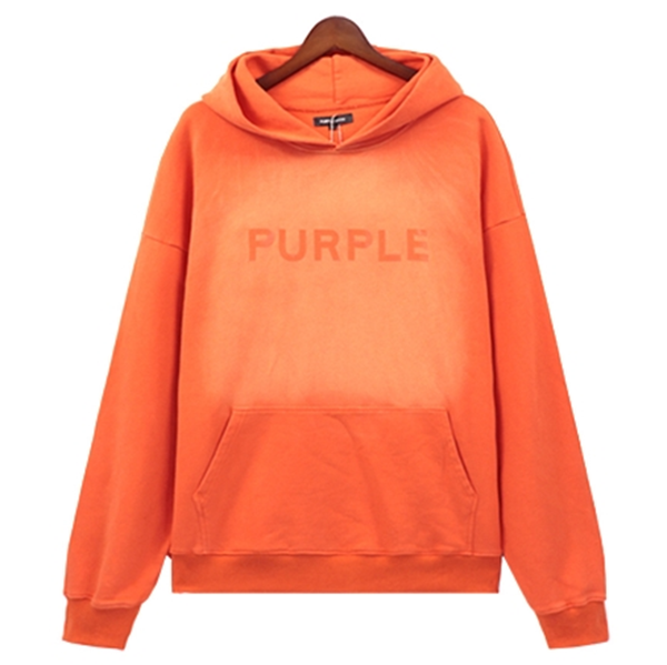 Purple Brand Logo Printed Hoodies