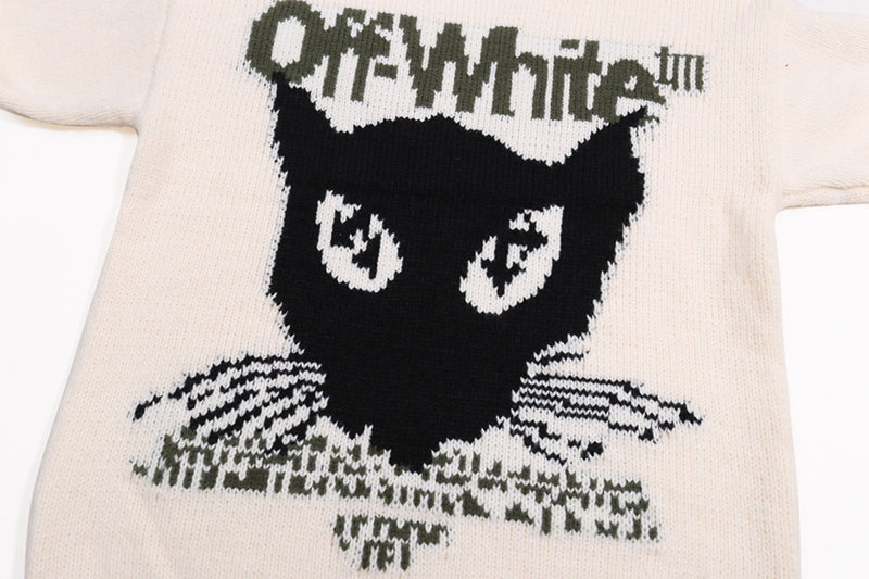 OFF WHITE Logo Knitted sweater