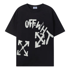 Off White Logo Cotton T-Shirts