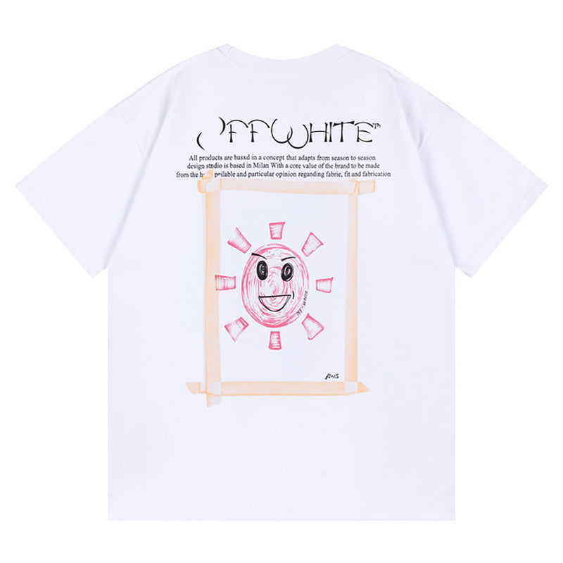 OFF WHITE Sun Moon Skate T-shirt